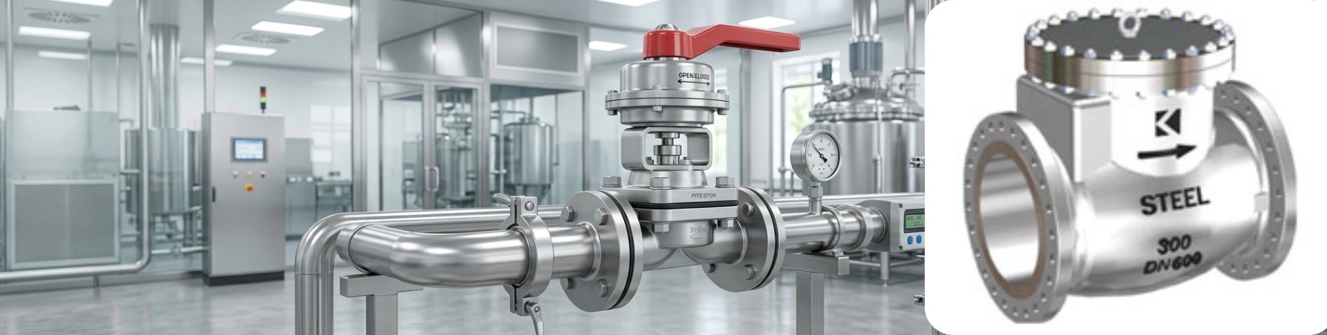 Durable check valve designed to prevent backflow and ensure safe and efficient pipeline operations.